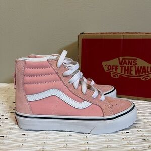 Vans Kids Sk8-Hi Side Zip Shoes